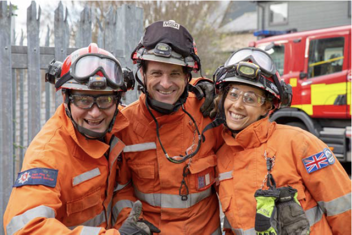 Three Kent Fire & Rescue Service officers